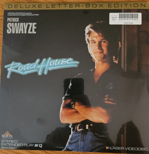 Road house laserdisc - road, patrick
