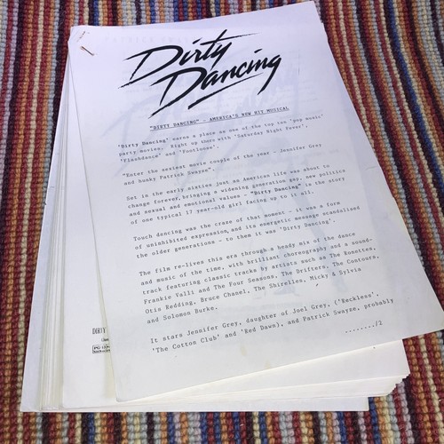 Dirty dancing rare 1987 - dancing,