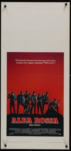 Red dawn 1984 locandina - dawn, film