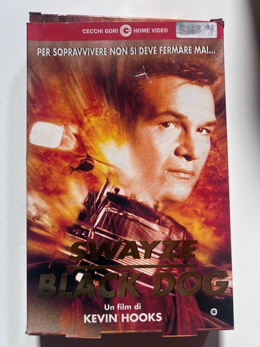 Vhs videocassetta black dog - videocassetta,