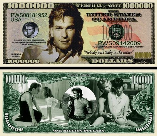 Patrick swayze billet de - patrick,
