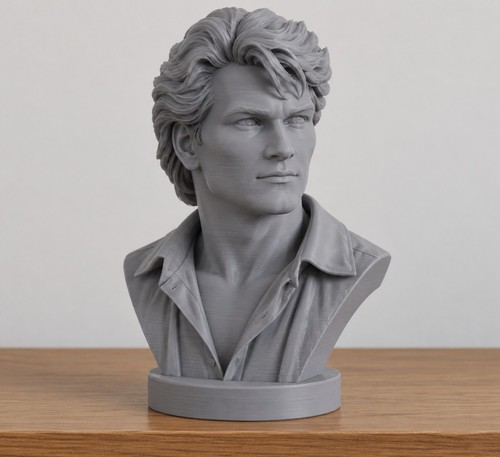 Statua busto patrick swayze - busto,