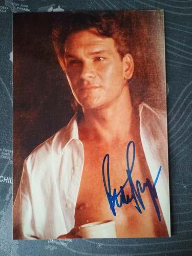 Patrick swayze autografo - patrick,